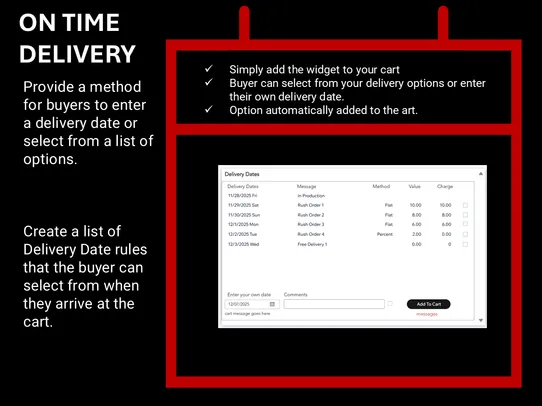 On Time Delivery screenshot