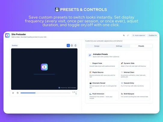 Site Preloader screenshot