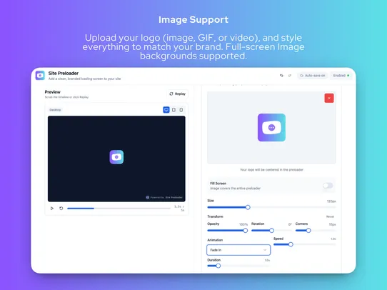 Site Preloader screenshot