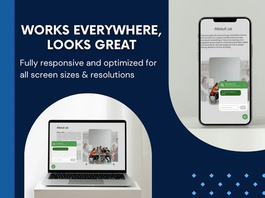 WhatsApp Button: Quick Chat screenshot