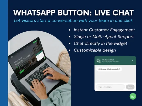 WhatsApp Button: Quick Chat screenshot