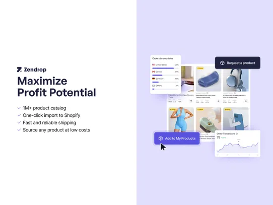Zendrop: AI Dropshipping &amp; POD screenshot
