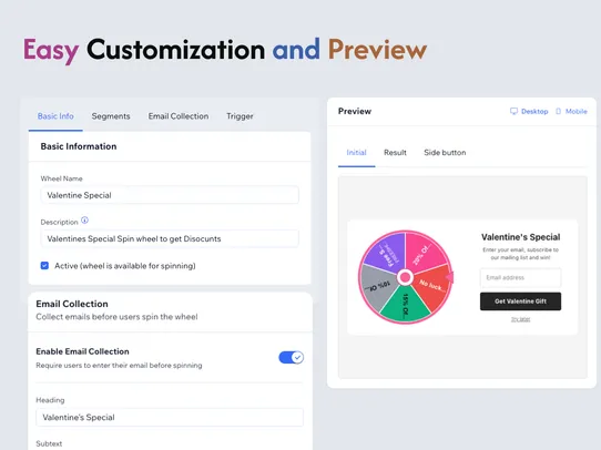 Spin to Win – Wheel Popup screenshot