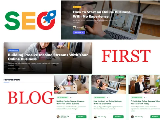 SEO First Blog screenshot
