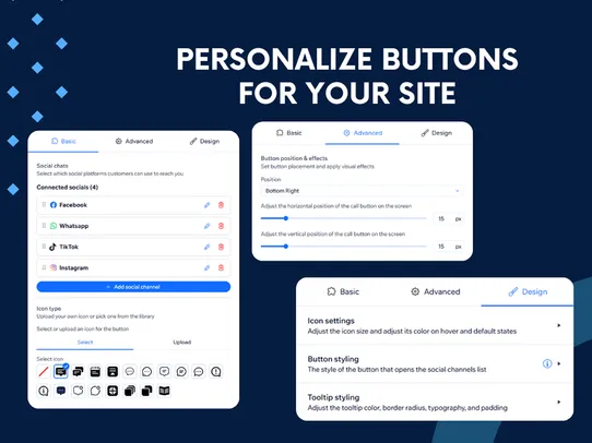 Chat Buttons | TikTok screenshot