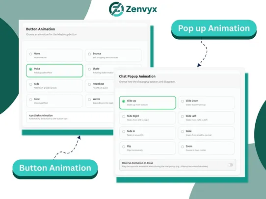 WhatsApp Chat Button by Zenvyx screenshot