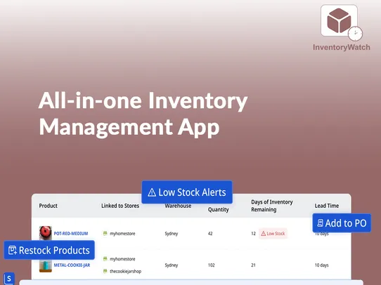 Inventory Watch screenshot