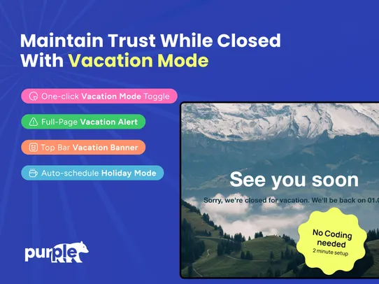 Vacation Mode by Pb screenshot