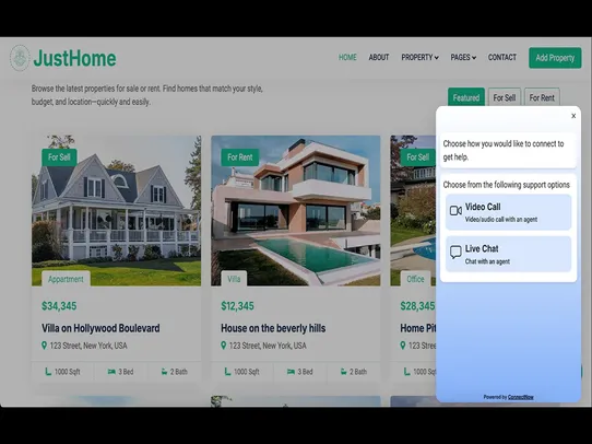 Connectnow AI Agent screenshot