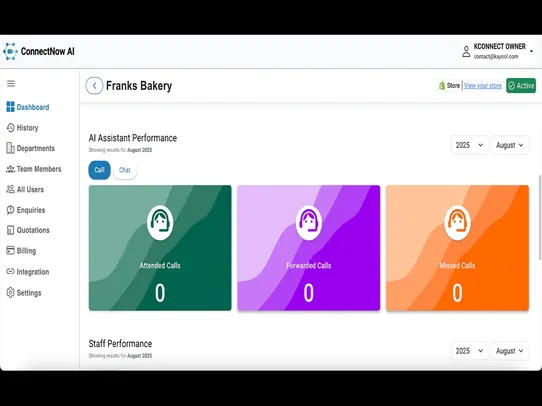 Connectnow AI Agent screenshot