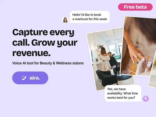 AI Receptionist for salons screenshot