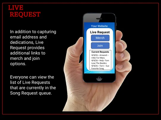 Live Request screenshot