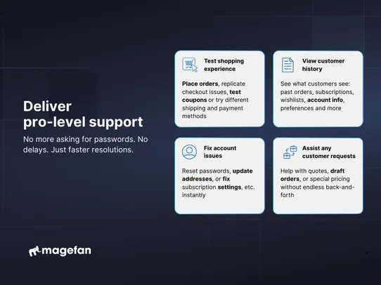 Login As Customer screenshot
