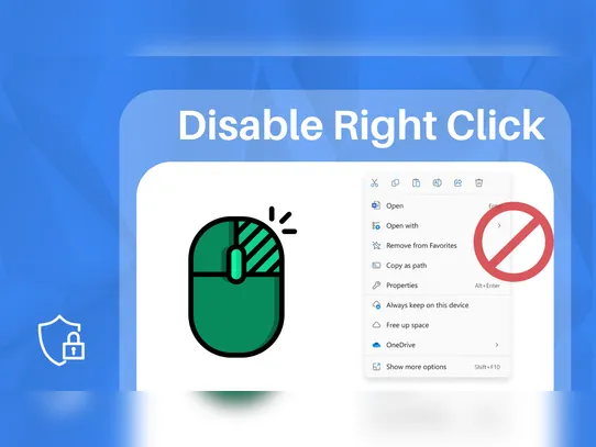 Dakaas Disable Right Click screenshot