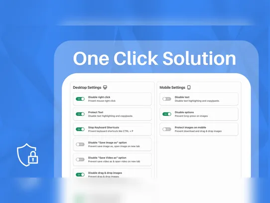 Dakaas Disable Right Click screenshot