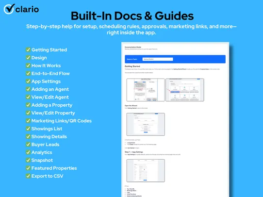 Real Estate Showings Scheduler screenshot