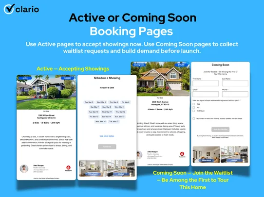 Real Estate Showings Scheduler screenshot