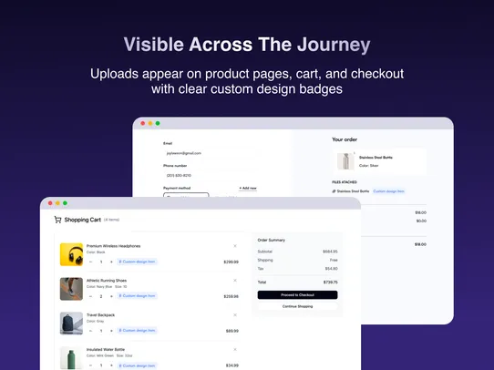 Product File Upload screenshot
