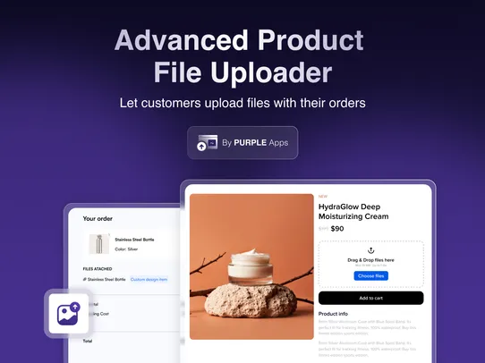 Product File Upload screenshot