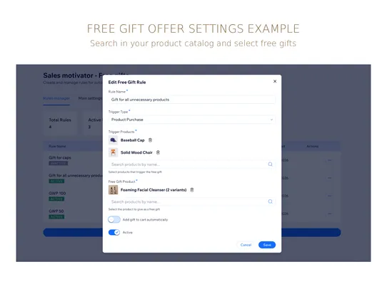 Sales Motivator - Free Gifts screenshot