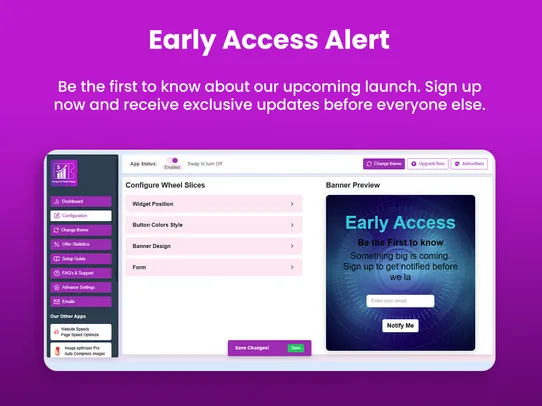 Popup builder screenshot