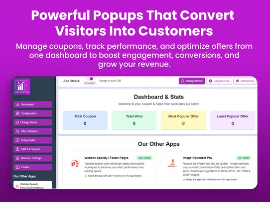 Popup builder screenshot