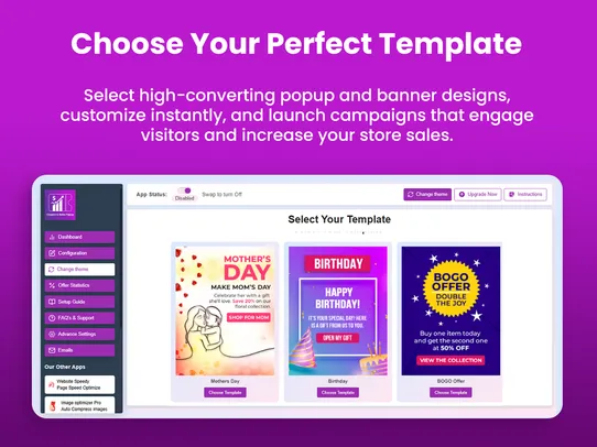 Popup builder screenshot