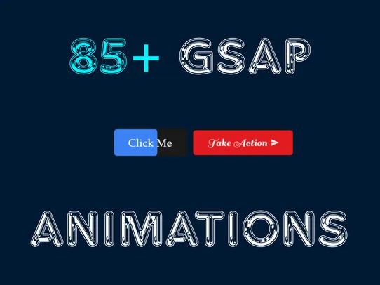 Custom Buttons - GSAP &amp; WebGL screenshot