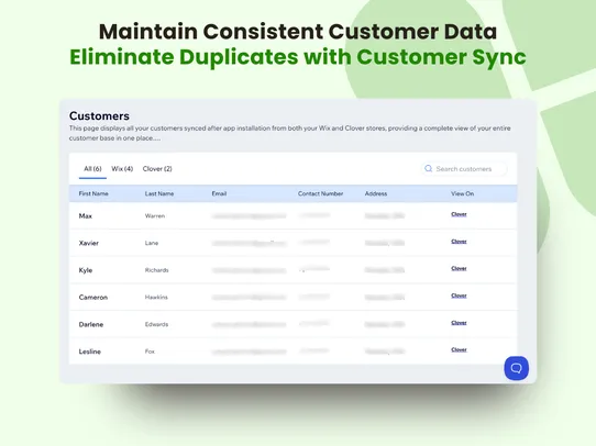 Clover Integration screenshot