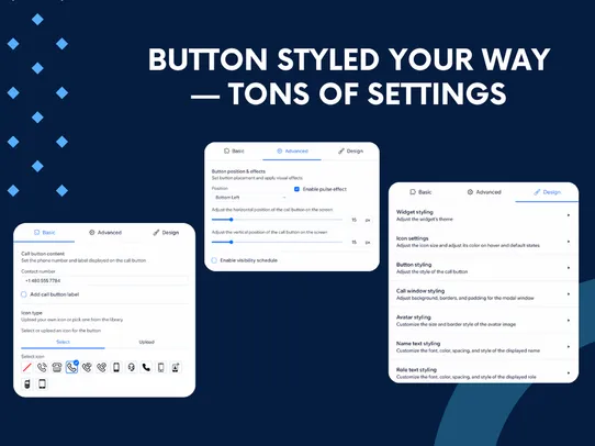 Click to Call Button | Phone screenshot