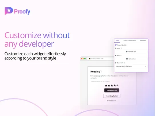 Proofy Reviews screenshot