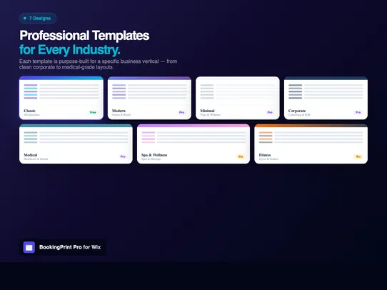 BookingPrint Pro screenshot