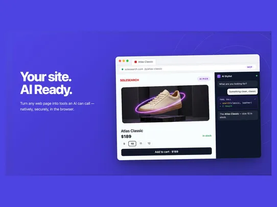 Wix WebMCP screenshot