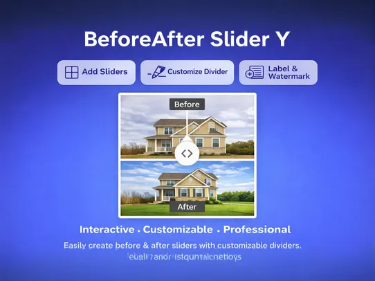 BeforeAfter Slider X screenshot