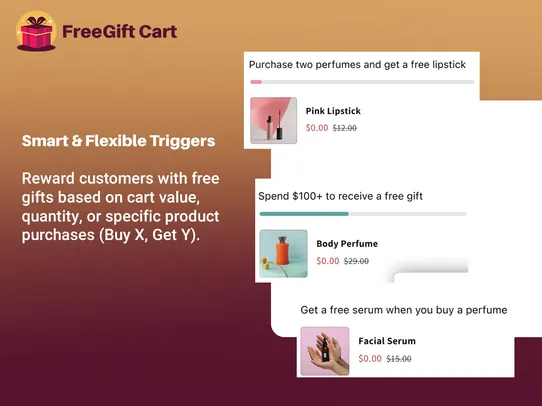 FreeGift Cart screenshot