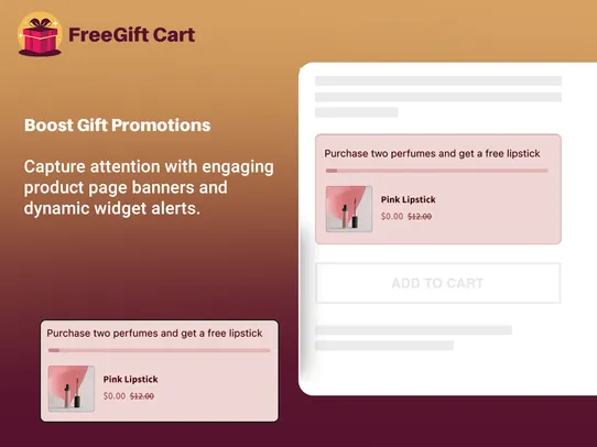 FreeGift Cart screenshot