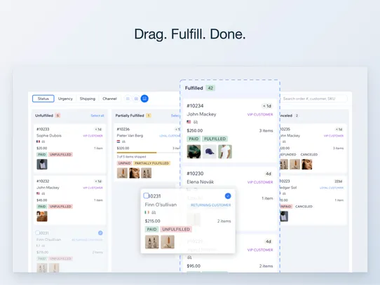 Orders, Packing &amp; Workflow screenshot
