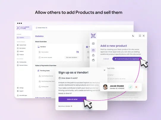 Vendor Marketplace Store screenshot