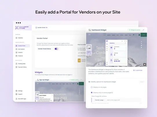 Vendor Marketplace Store screenshot