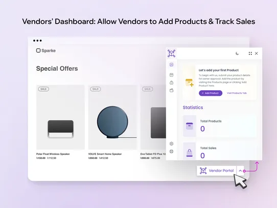 Vendor Marketplace Store screenshot