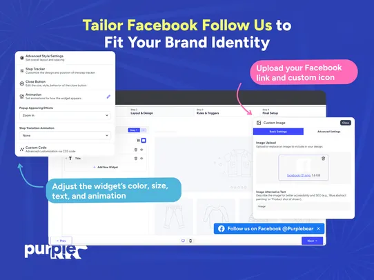 Facebook Follow screenshot
