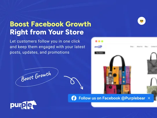 Facebook Follow screenshot