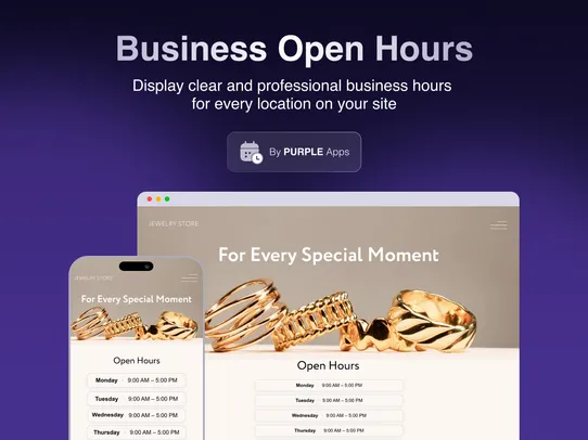 Business Open Hours screenshot
