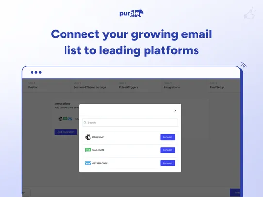 Exit Intent screenshot