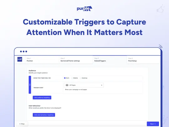 Exit Intent screenshot