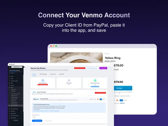 Venmo Payment Button screenshot