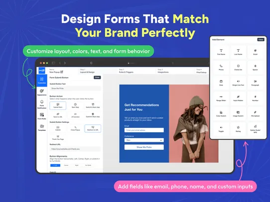 Klavio Forms screenshot
