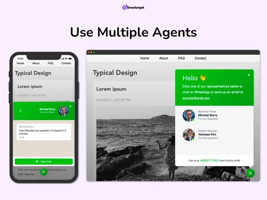 WhatsApp Chat - Contact Us screenshot