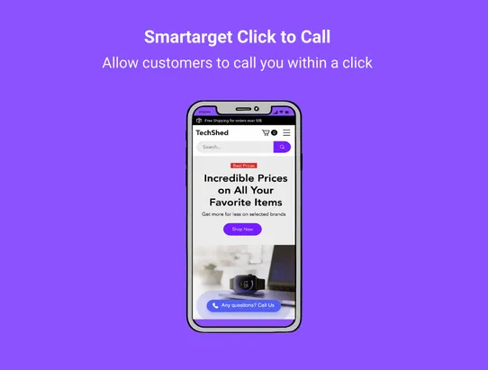 Smartarget Click to Call screenshot