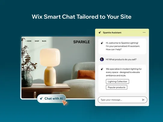 Wix Smart Chat screenshot
